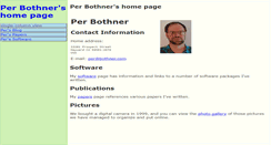 Desktop Screenshot of per.bothner.com